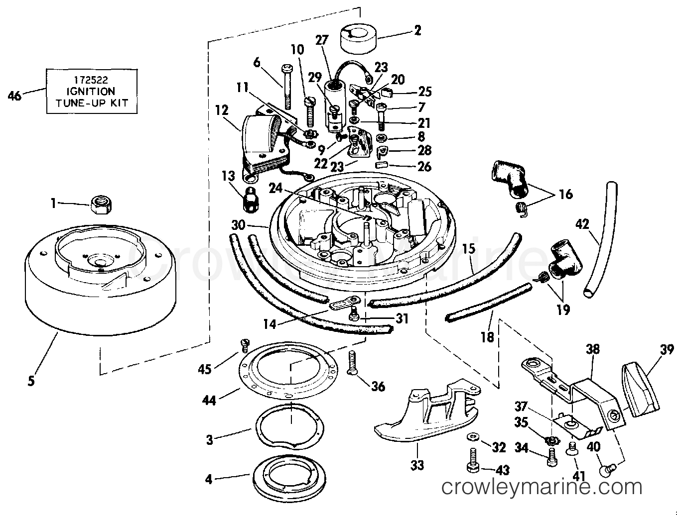 1987 Outboard 4 - J4BRHLCUD - IGNITION
