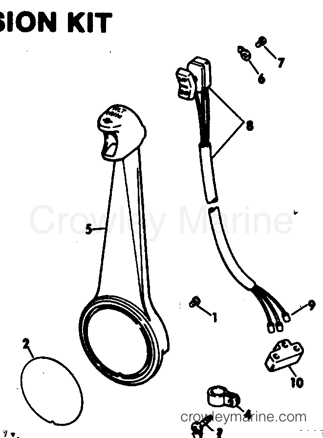 1981 Rigging Accessories - Miscellaneous - TRIM SWITCH CONVERSION KIT