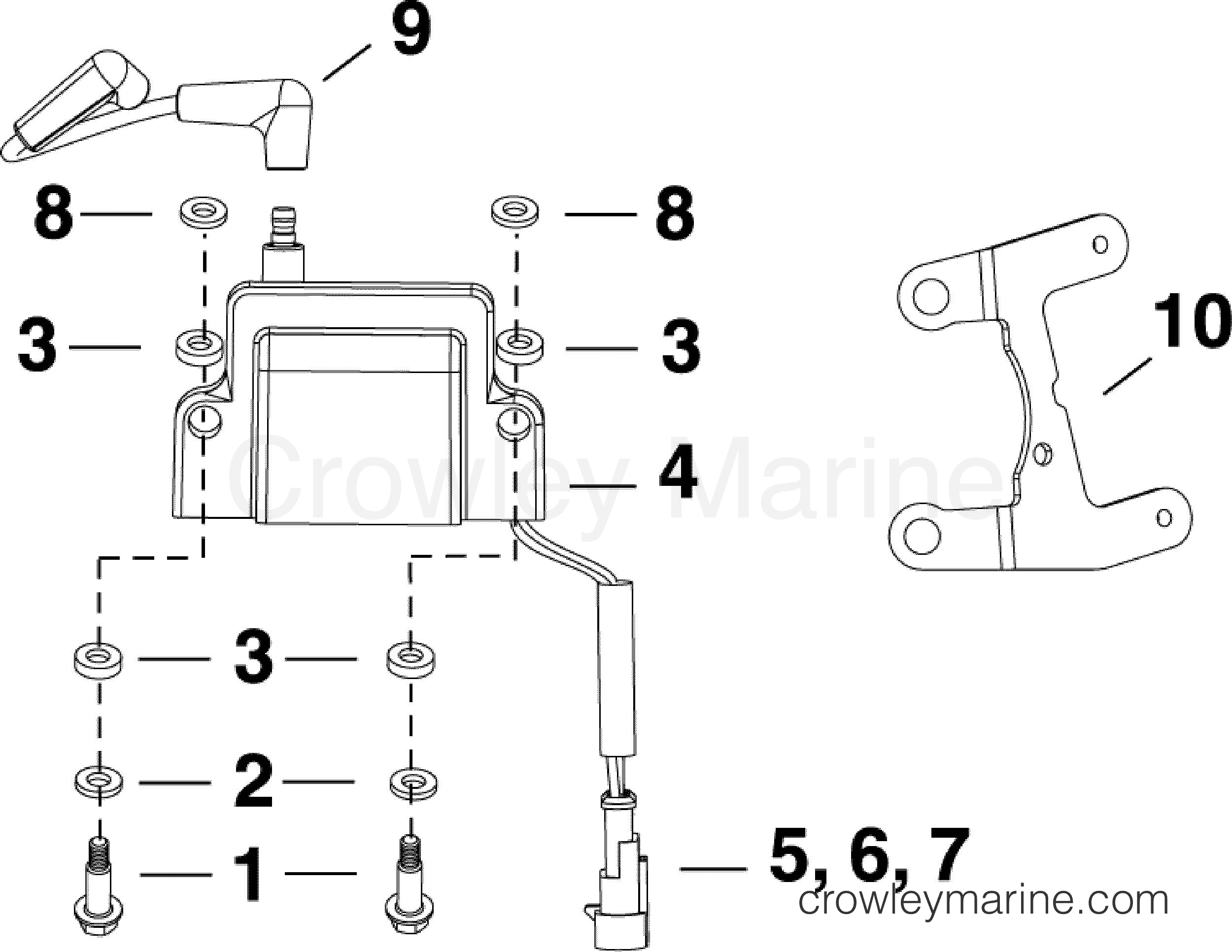 AB Outboard 30 - E30DPSLABF - IGNITION COIL