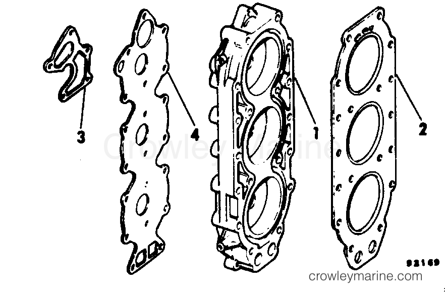 1982 Rigging Accessories - Miscellaneous - CYLINDER HEAD KIT-LOW COMPRESSION 75