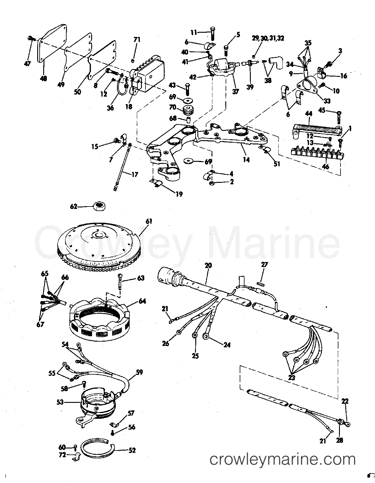 1977 Outboard 85 - 85790S - IGNITION SYSTEM