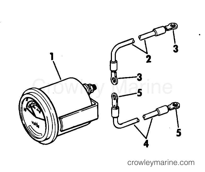 1974 Rigging Accessories - Instruments - BATTERY GENERATOR INDICATOR KIT