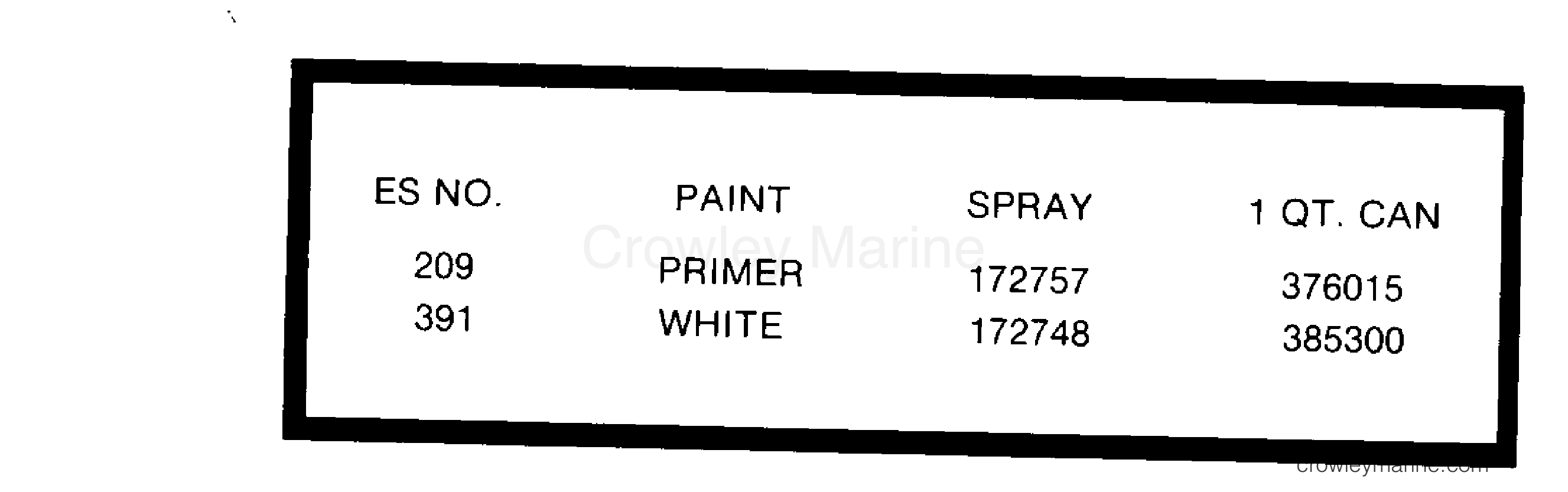 1980 Outboard 75 - J75ERCSA - PAINT