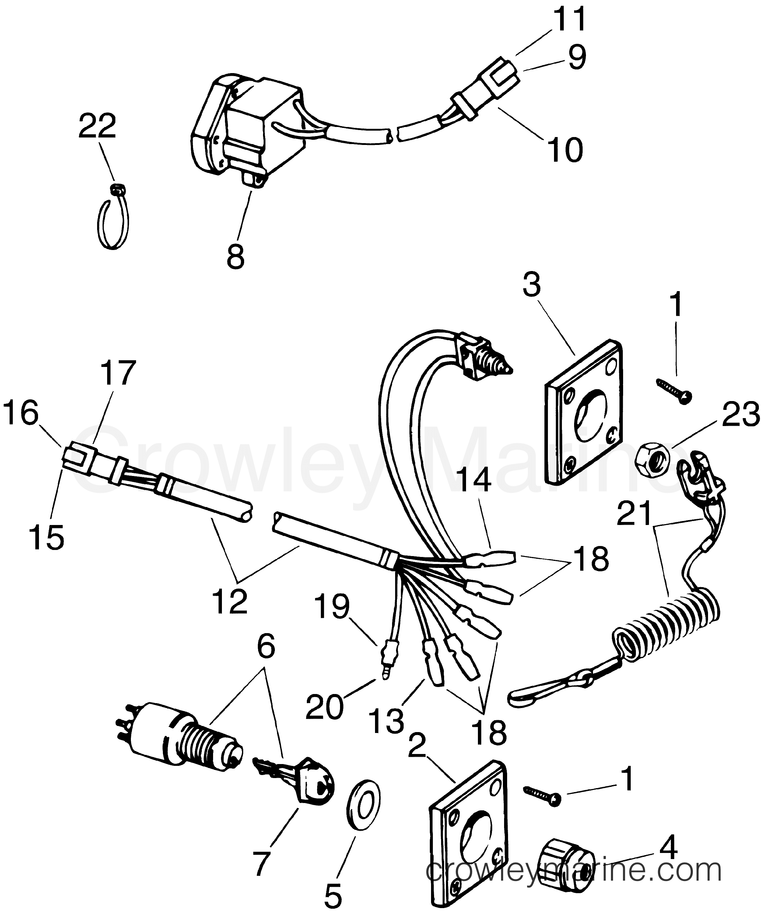 2005-2010 Rigging Accessories - Instruments - IGNITION SWITCH KIT WITH REMOTE STOP SWITCH - SYSTEMCHECK
