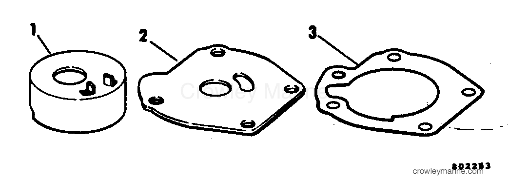1982 Rigging Accessories - Miscellaneous - CHROME PUMP KITS SAIL DRIVE