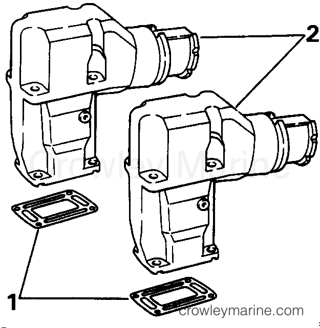 1992 Rigging OMC Stern Drive - All Models - HI-RISE KIT