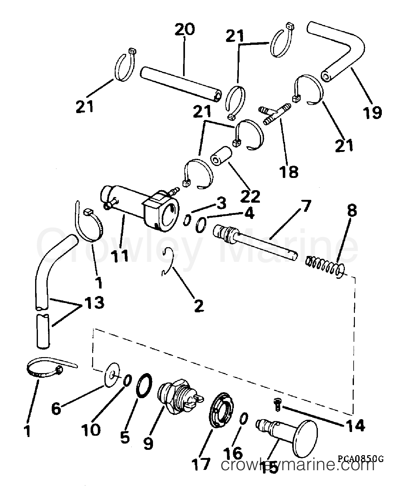1995 Outboard 30 - E30TEEOB - PRIMER SYSTEM