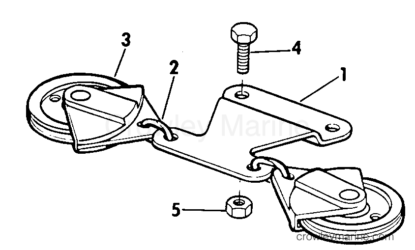 1979 Rigging Parts Accessories - Steering - STEERING CONNECTOR KITS - CABLE PULLEY 35