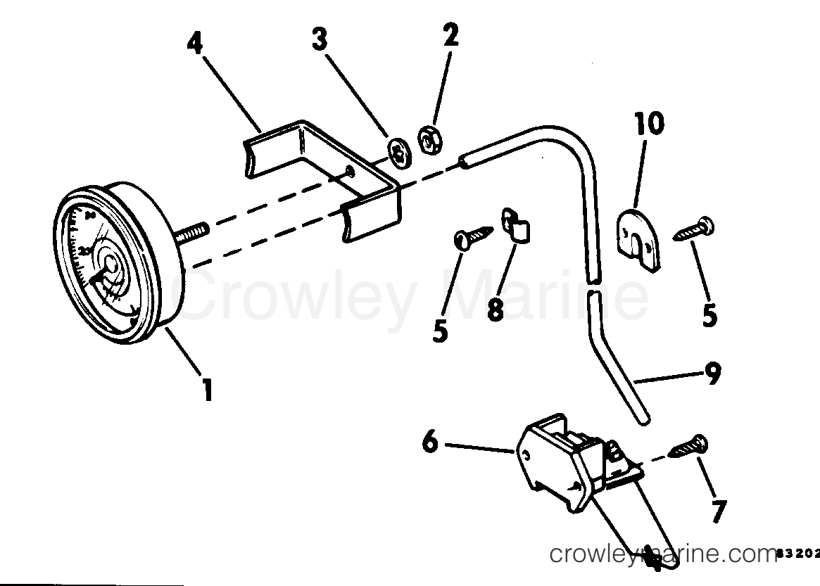 1983 Rigging Accessories - Instruments - SPEEDOMETER KIT - FLUSH MOUNT