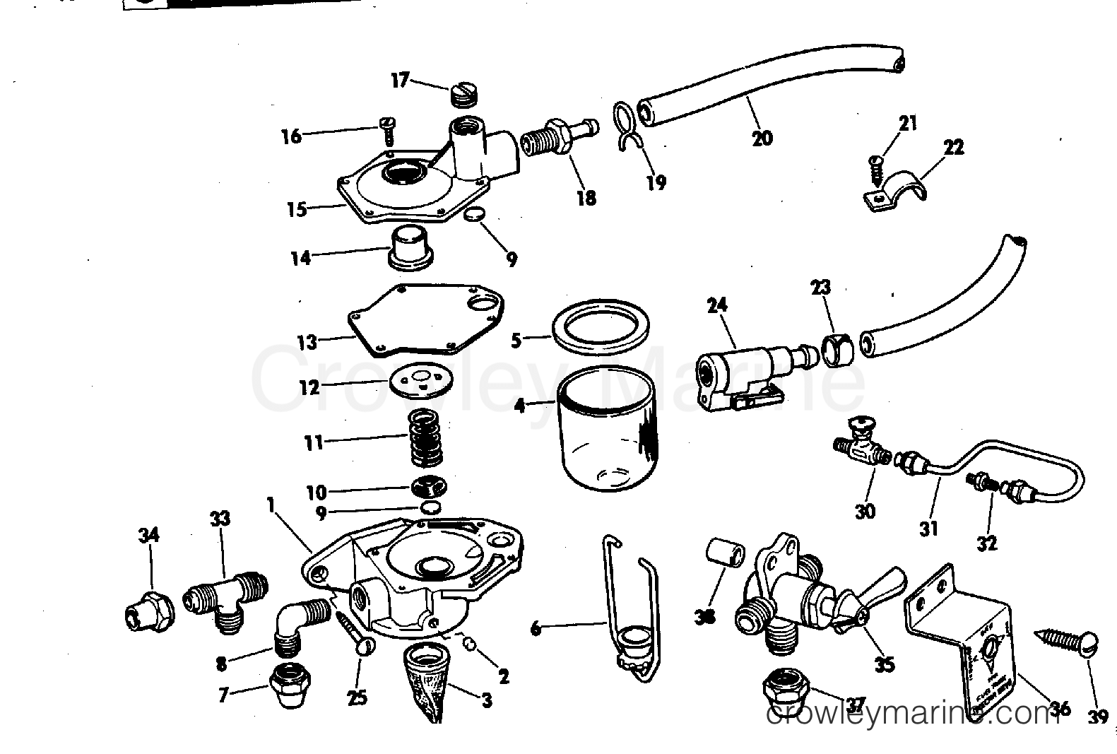 1972 Rigging Accessories - Fuel System - PRIMER PUMP KIT