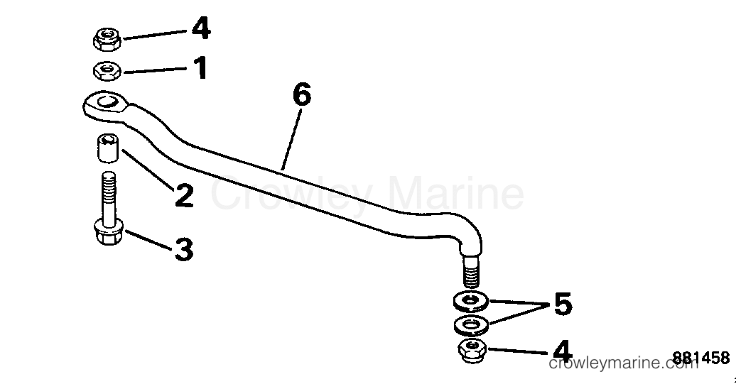 1994 Outboard 40 - J40TLERE - STEERING LINK KIT