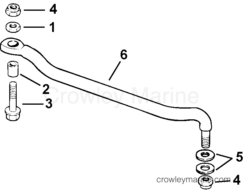 2002 Outboard 50 - J50PLSNF - STEERING LINK KIT