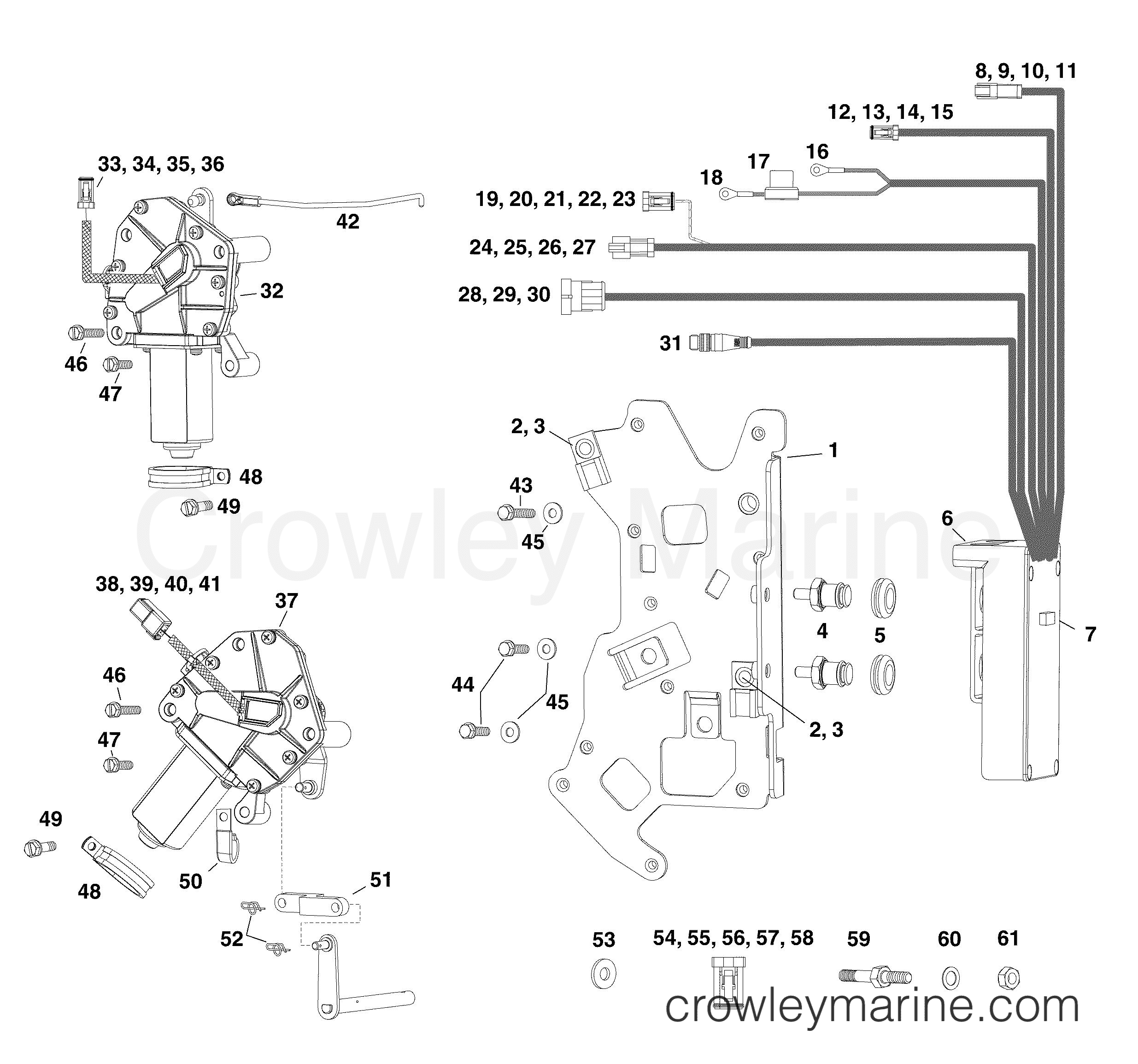 AB Outboard 200 - 2.6L - DE200PXABA - ELECTRONIC SHIFT AND THROTTLE