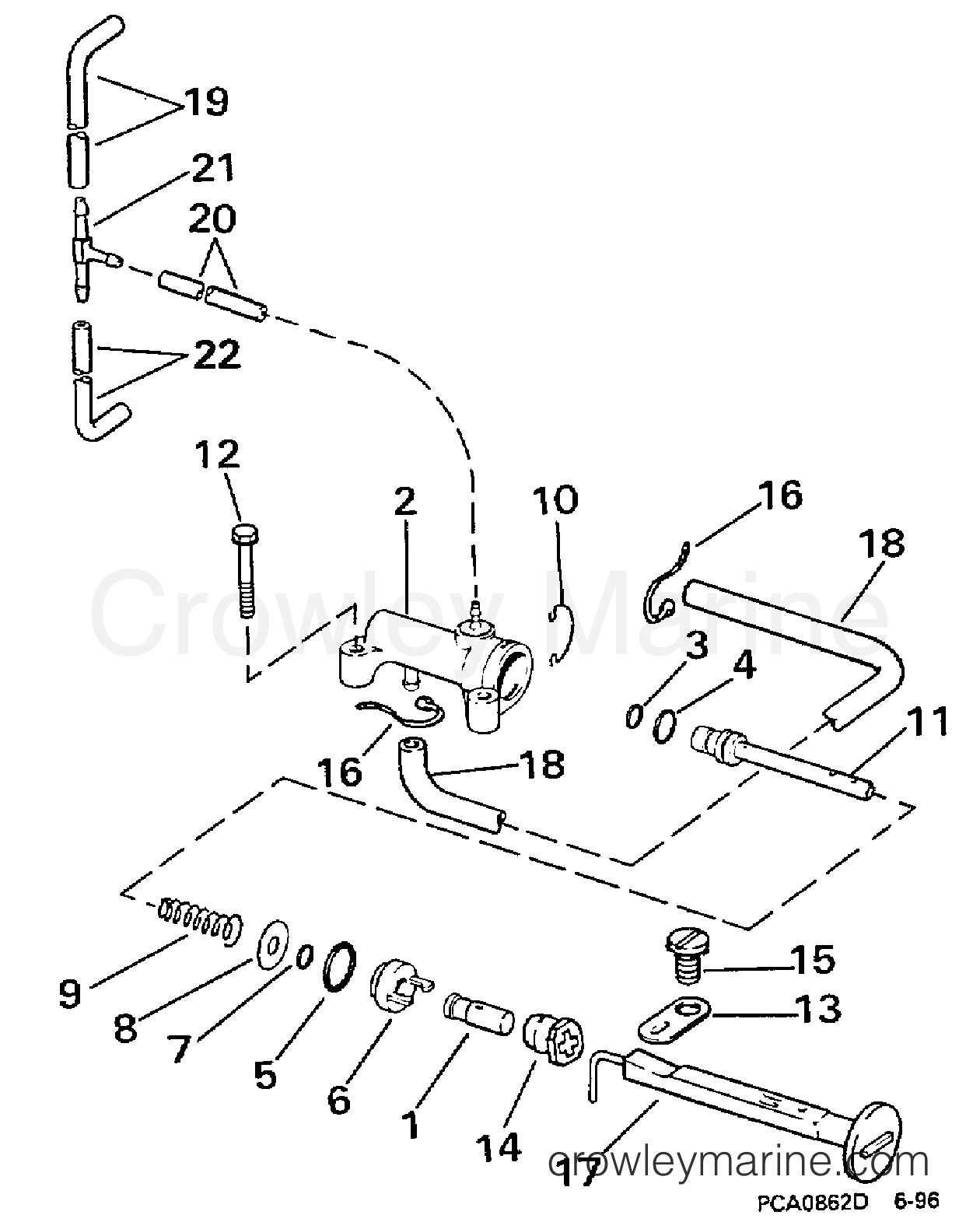 1998 Outboard 55 - SJ55RSYM2 - PRIMER SYSTEM