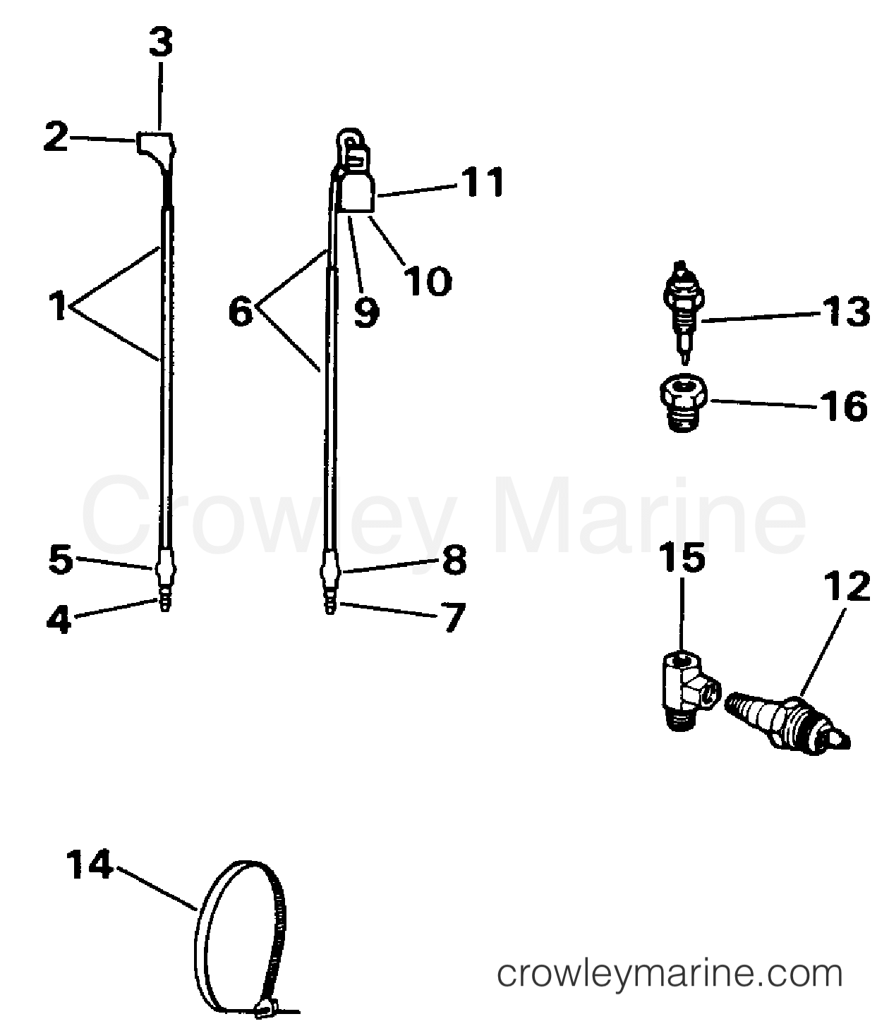 1992 Rigging OMC Stern Drive - All Models - AUDIBLE WARNING KIT - 4.3 / 5.7 MODELS