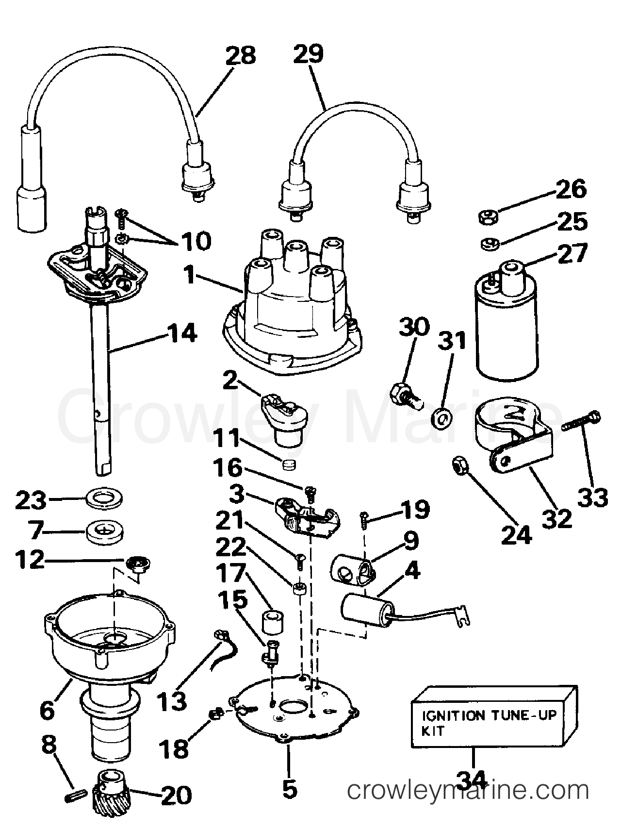 1987 Stern Drive 3 - 302APSRC - IGNITION