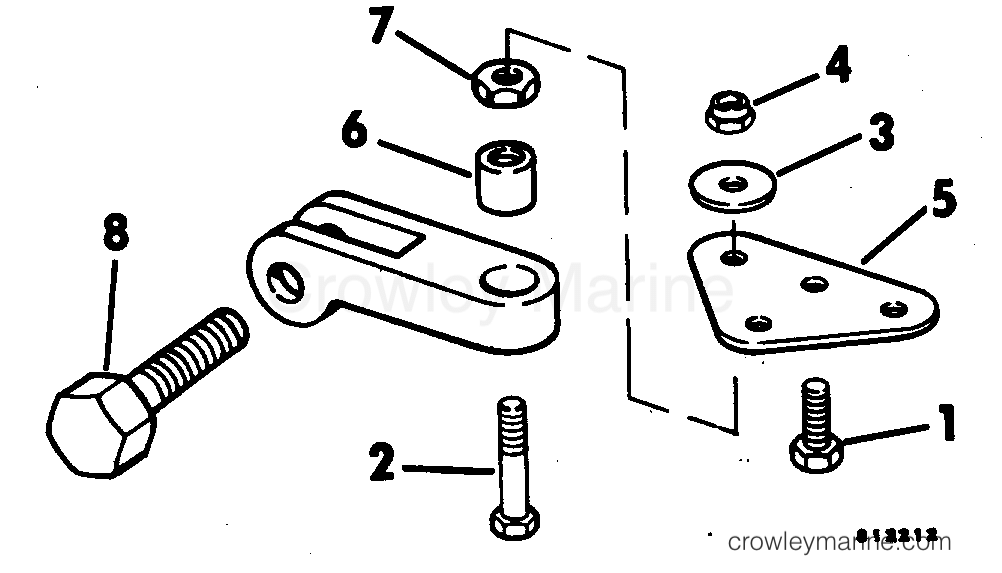 1981 Rigging Accessories - Steering - CONNECTOR KIT-DUAL CABLE STEERING
