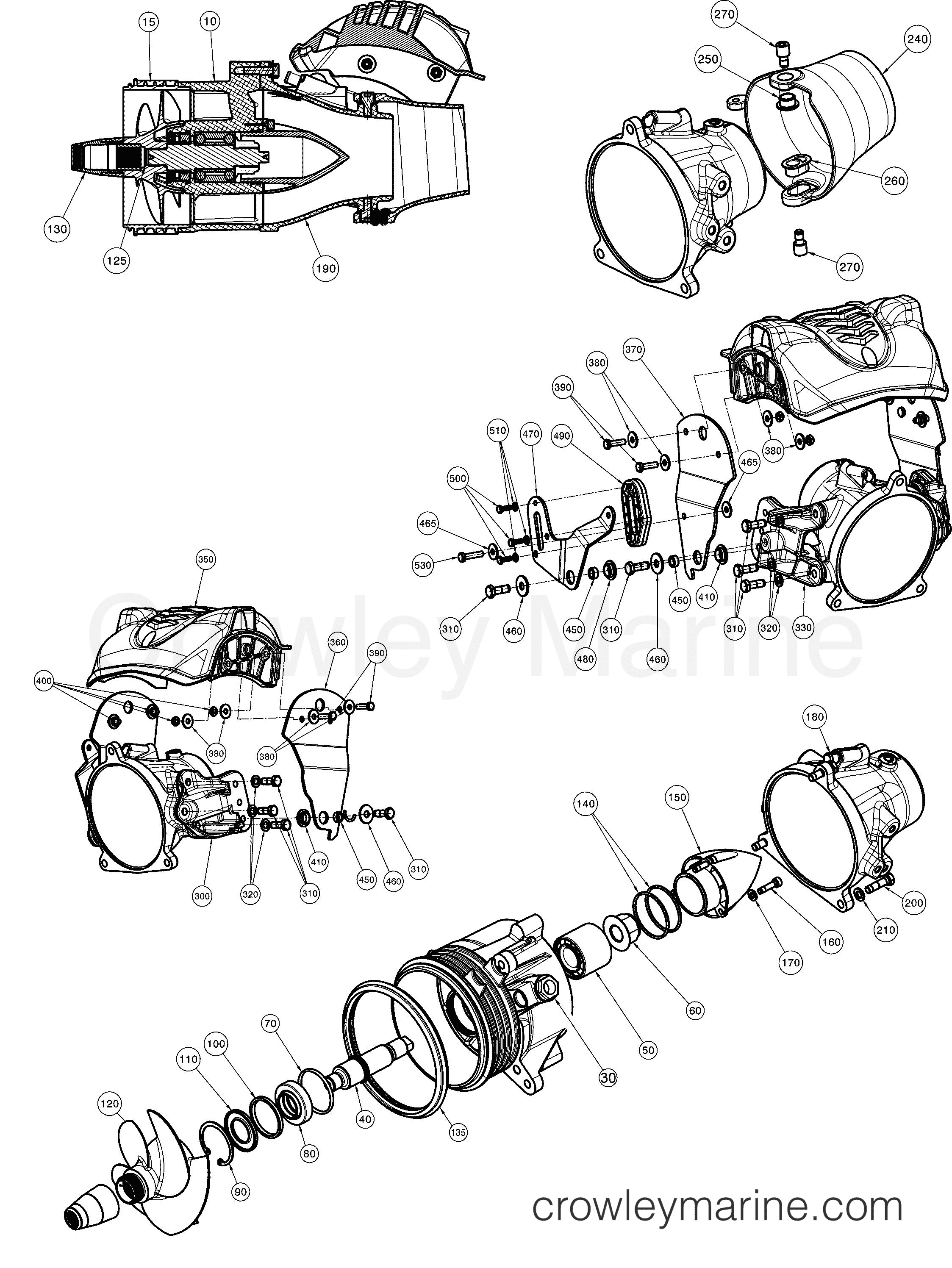 AB Powertrain 60 - 440032ABA - PUMP AND REVERSE GATE ASSEMBLY