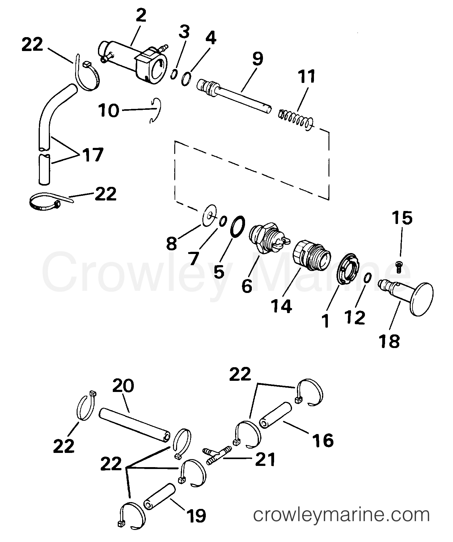 2001 Outboard 50 - BJ50PLSIF - PRIMER SYSTEM