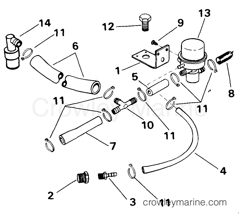 1994 Stern Drive 5 - 502ACPMDA - DECELERATION VALVE
