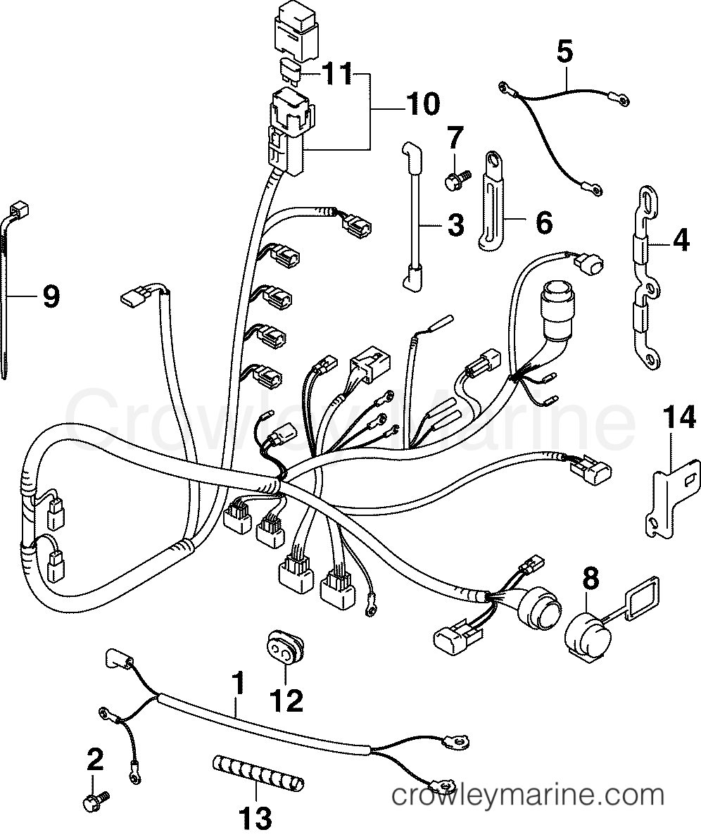 2004 Outboard 50 - BJ50PL4SRS - ELECTRICAL HARNESS
