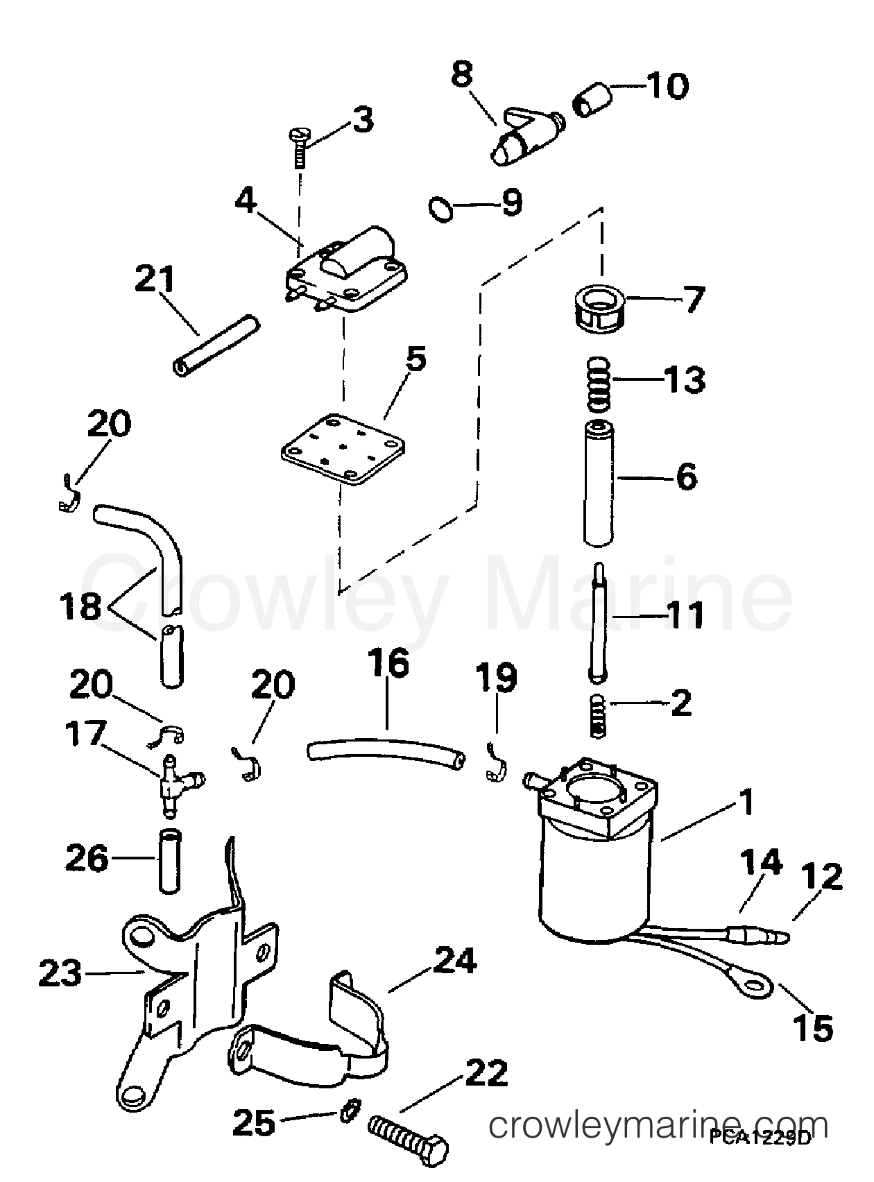 1997 Outboard 9.9 - HJ10FOEUR - ELECTRIC PRIMER SYSTEM