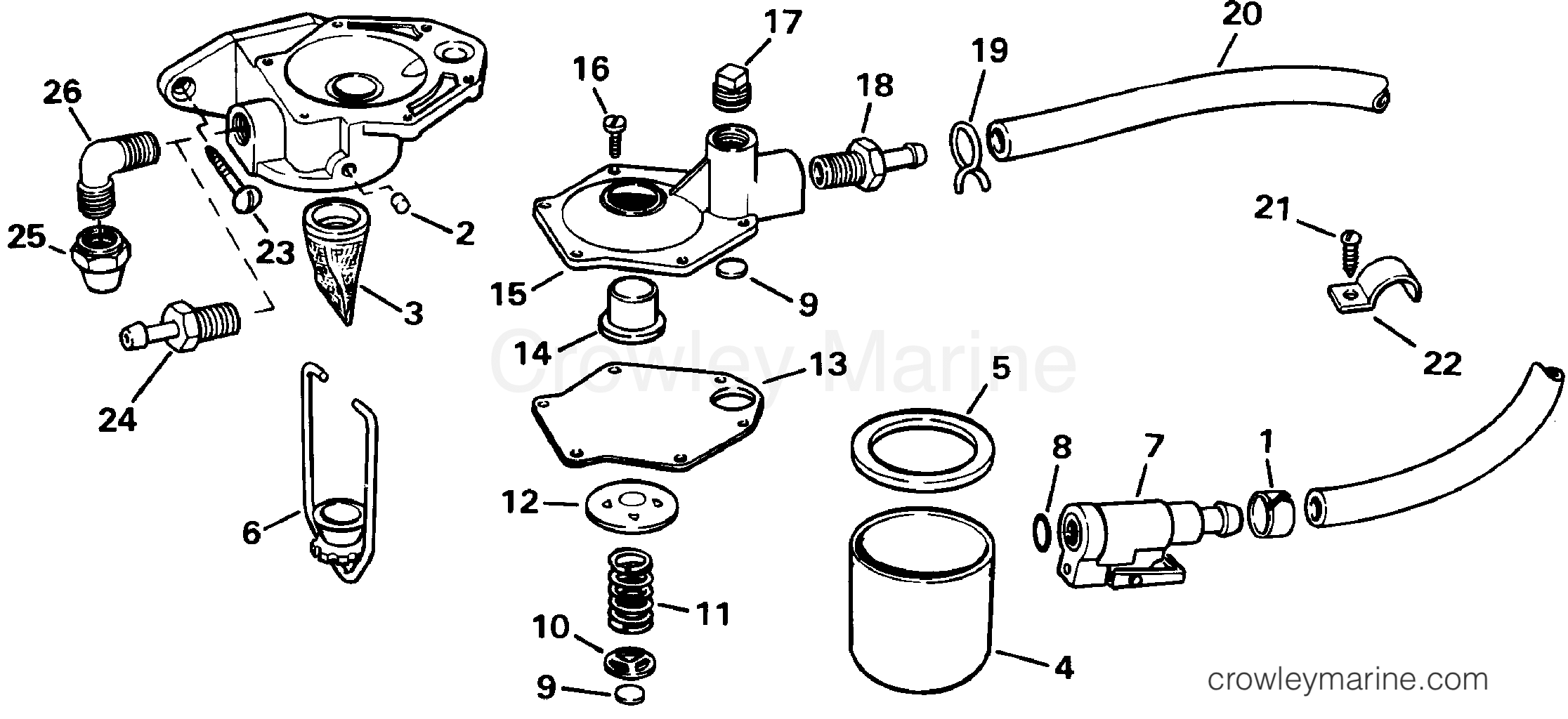 1992 Rigging Accessories - Fuel System - PRIMER PUMP KIT