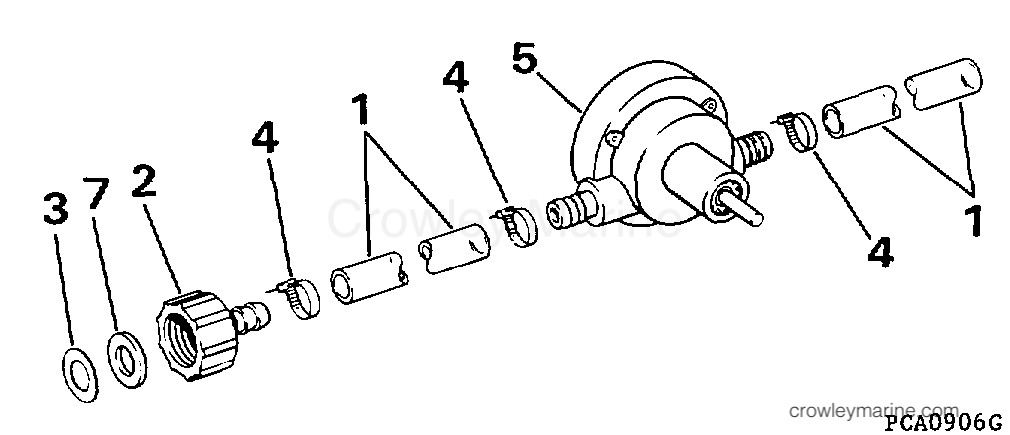 1997 Rigging OMC Stern Drive - All Models - OIL DRAIN PUMP KIT