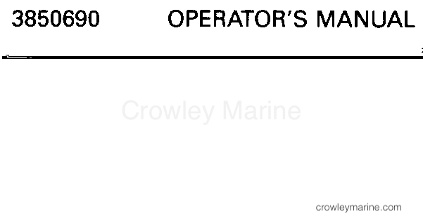 1994 OMC Stern Drive 5.8 - 58FBDPMDA - LITERATURE