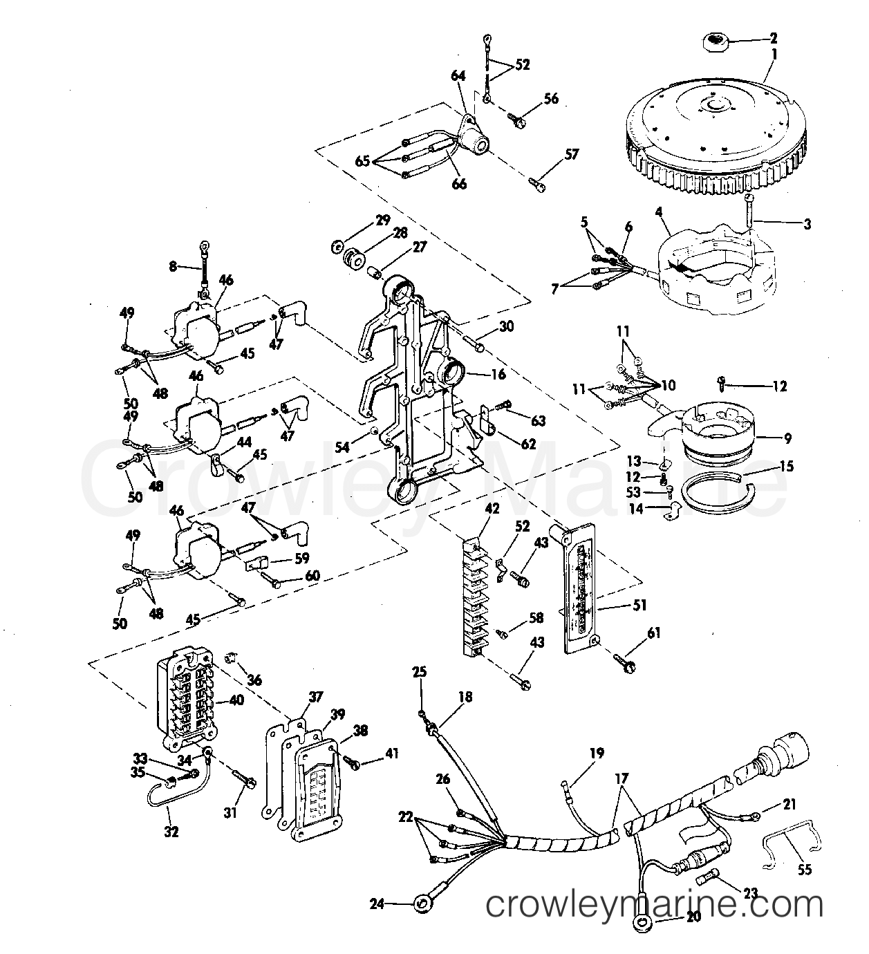 1978 Outboard 70 - 70873C - IGNITION SYSTEM