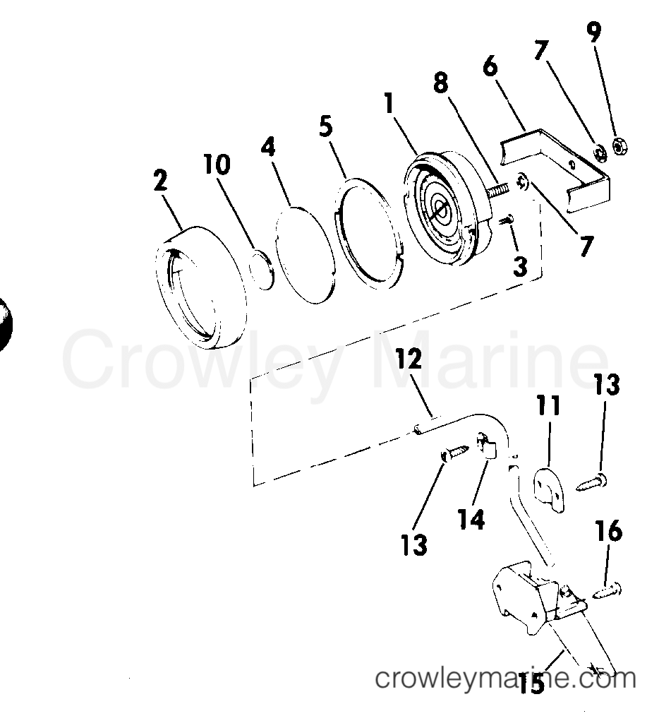 1980 Rigging Accessories - Instruments - SPEEDOMETER KIT-SUN SHIELD