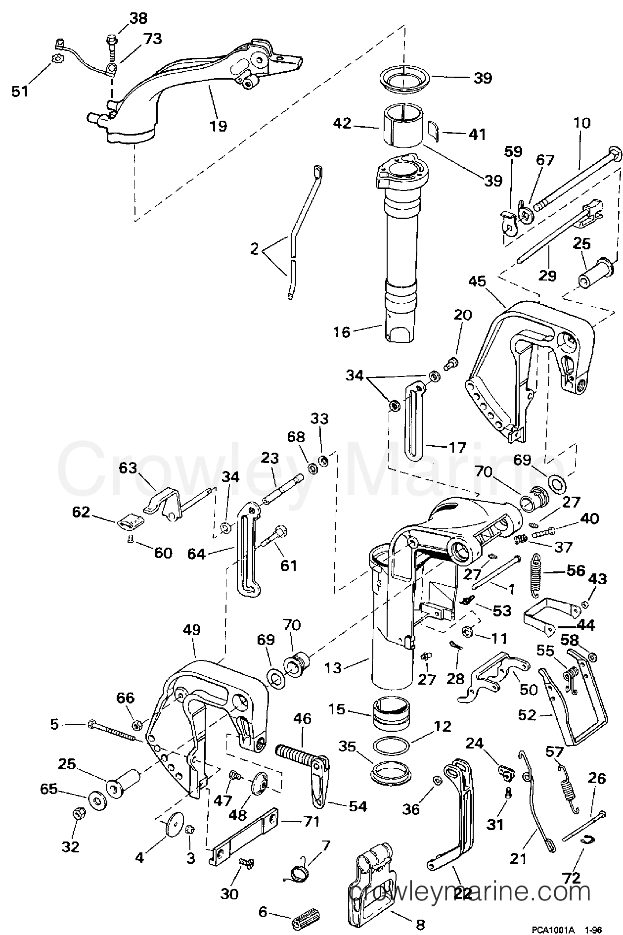 1997 Outboard 10 - SE10RPT - MIDSECTION