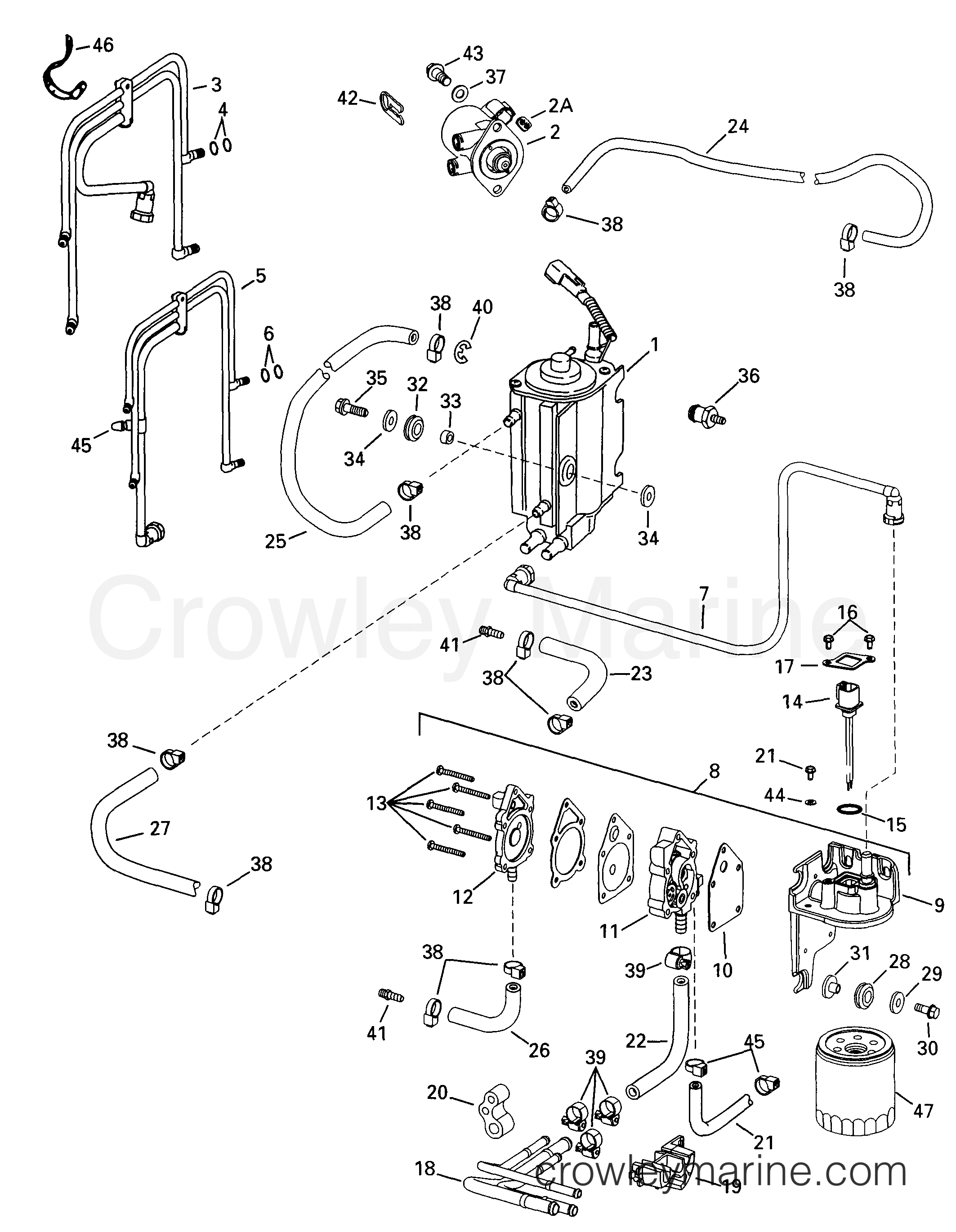 1999 Outboard 90 - E90FPLEEC - FUEL COMPONENTS