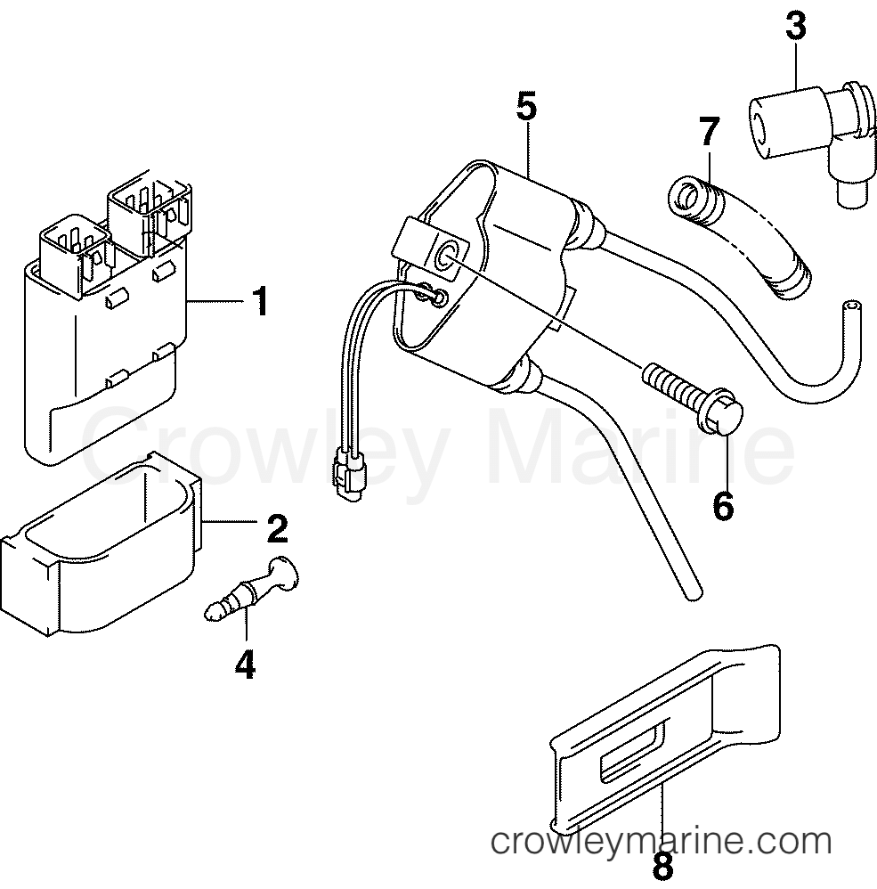 2005 Outboard 10 - J10EL4SOR - IGNITION COIL