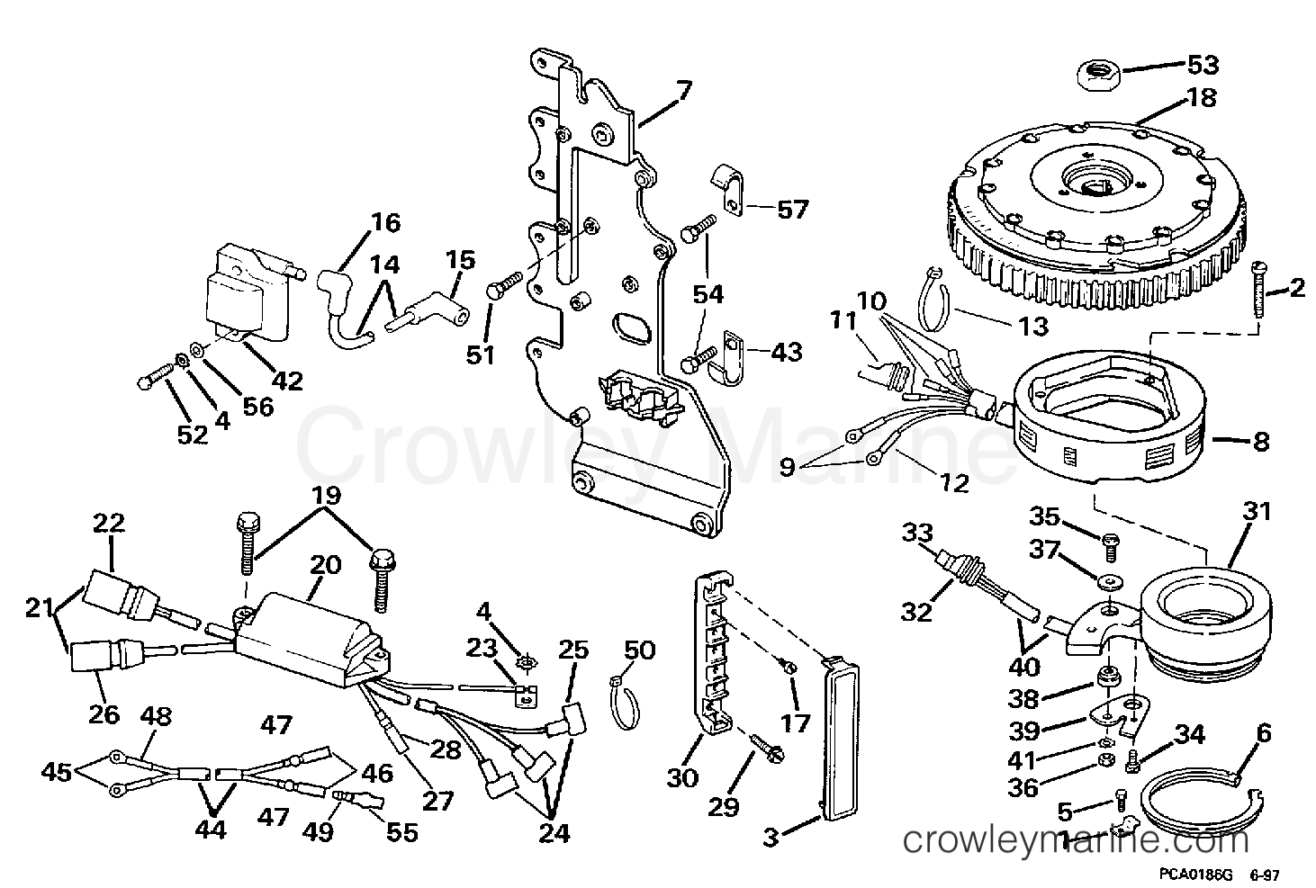 1998 Outboard 65 - SJ65RSLD - IGNITION SYSTEM