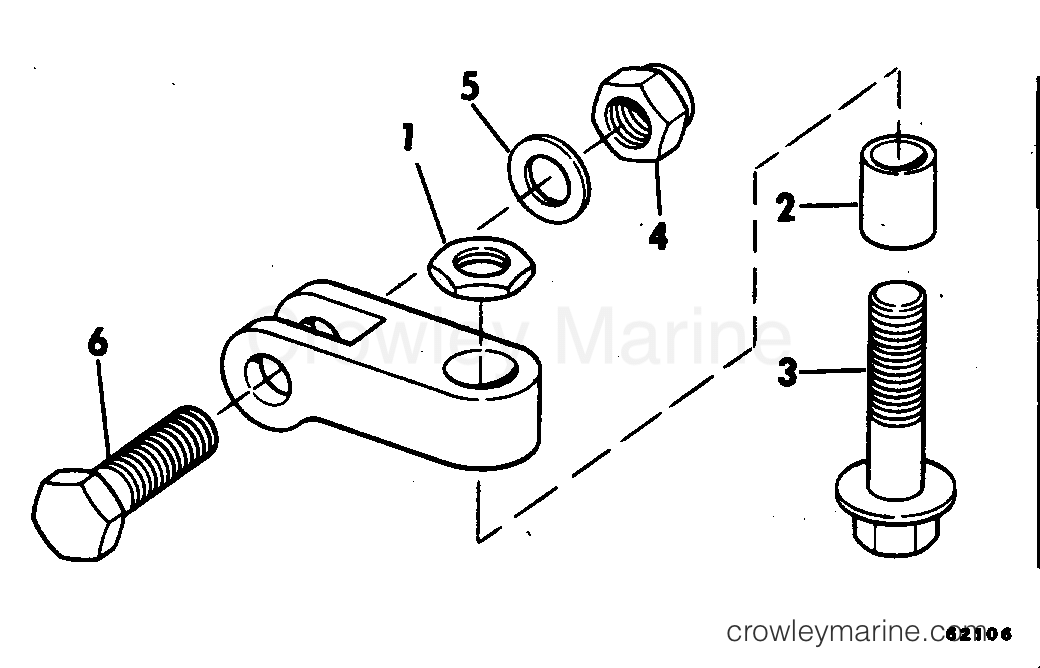1981 Rigging Accessories - Steering - STEERING BOLT AND CLEVIS ASSEMBLY KIT