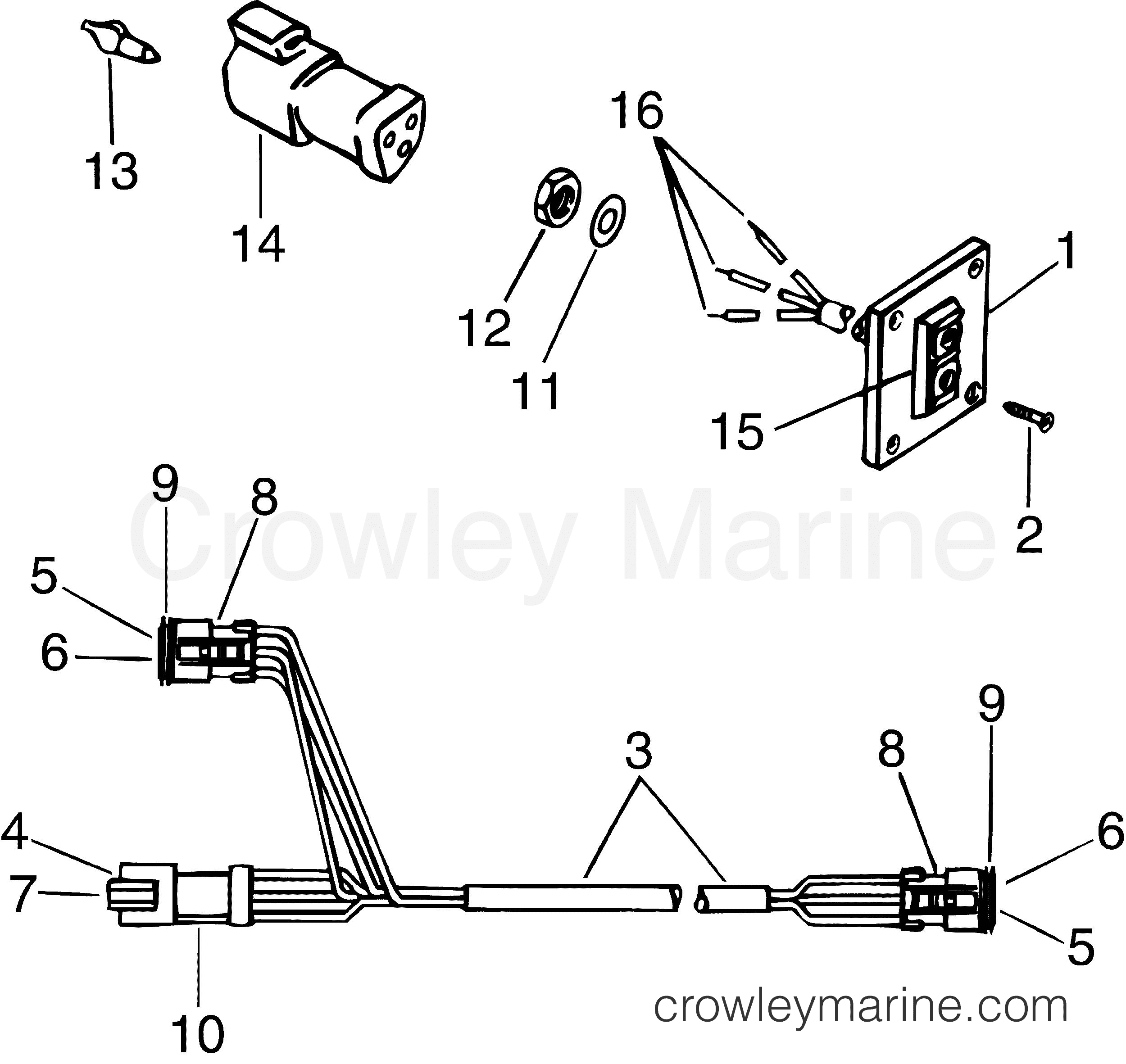 2012 Rigging Accessories - INSTRUMENTS/RIGGING - TRIM/TILT SWITCH, REMOTE - SYSTEMCHECK