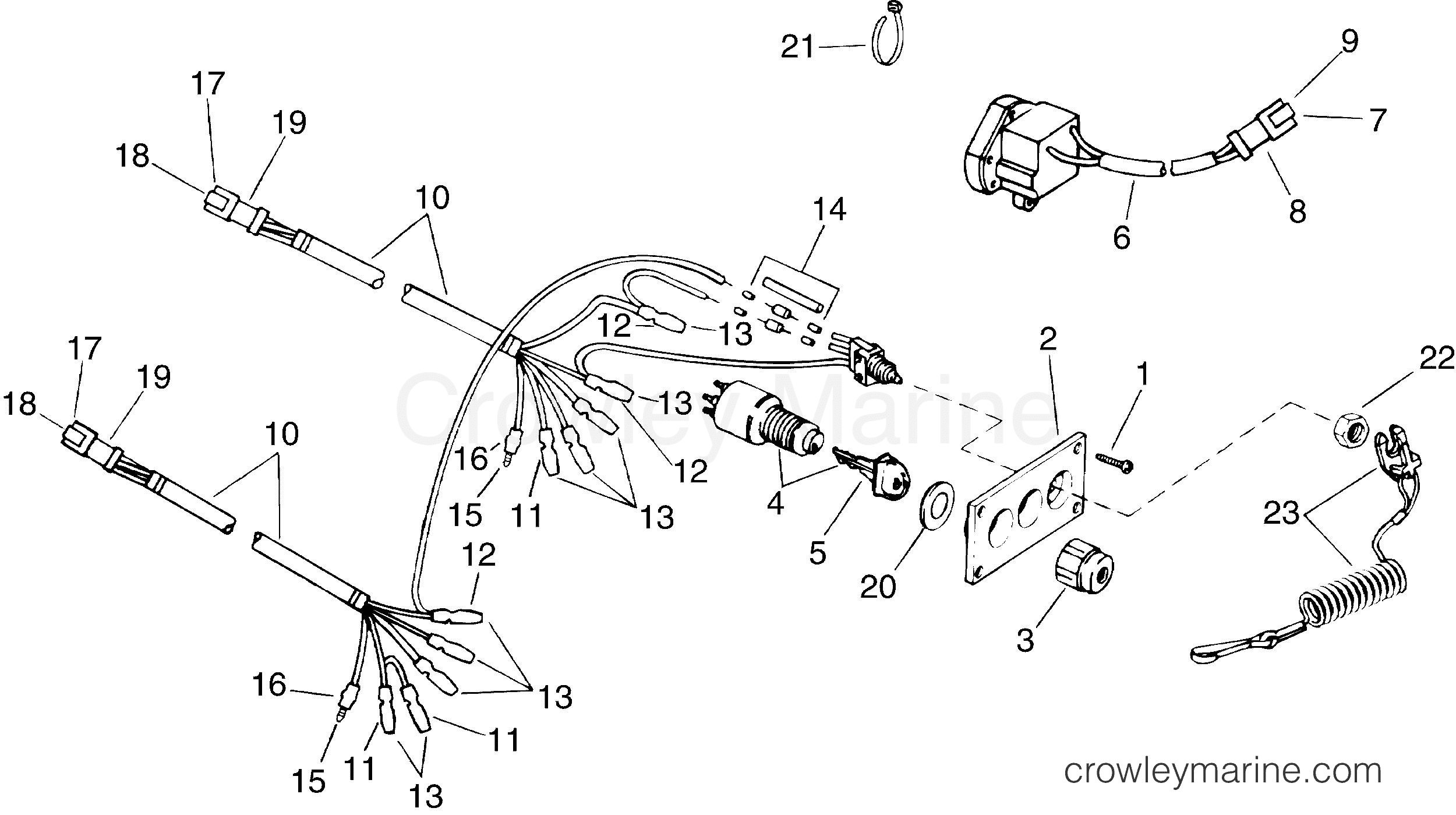 2012 Rigging Accessories - INSTRUMENTS/RIGGING - IGNITION SWITCH KIT, DUAL ENGINE - SYSTEMCHECK