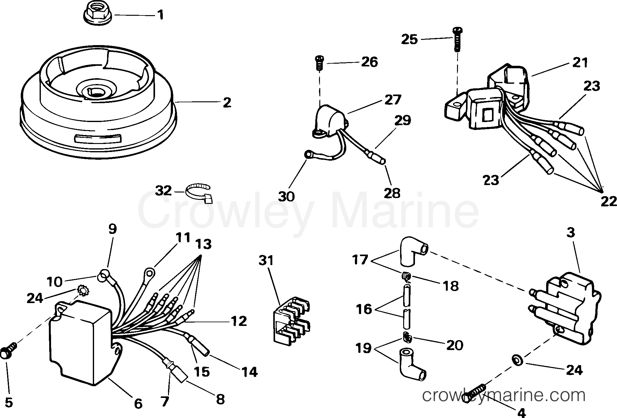 2004 Outboard 8 - J8R4SRC - IGNITION