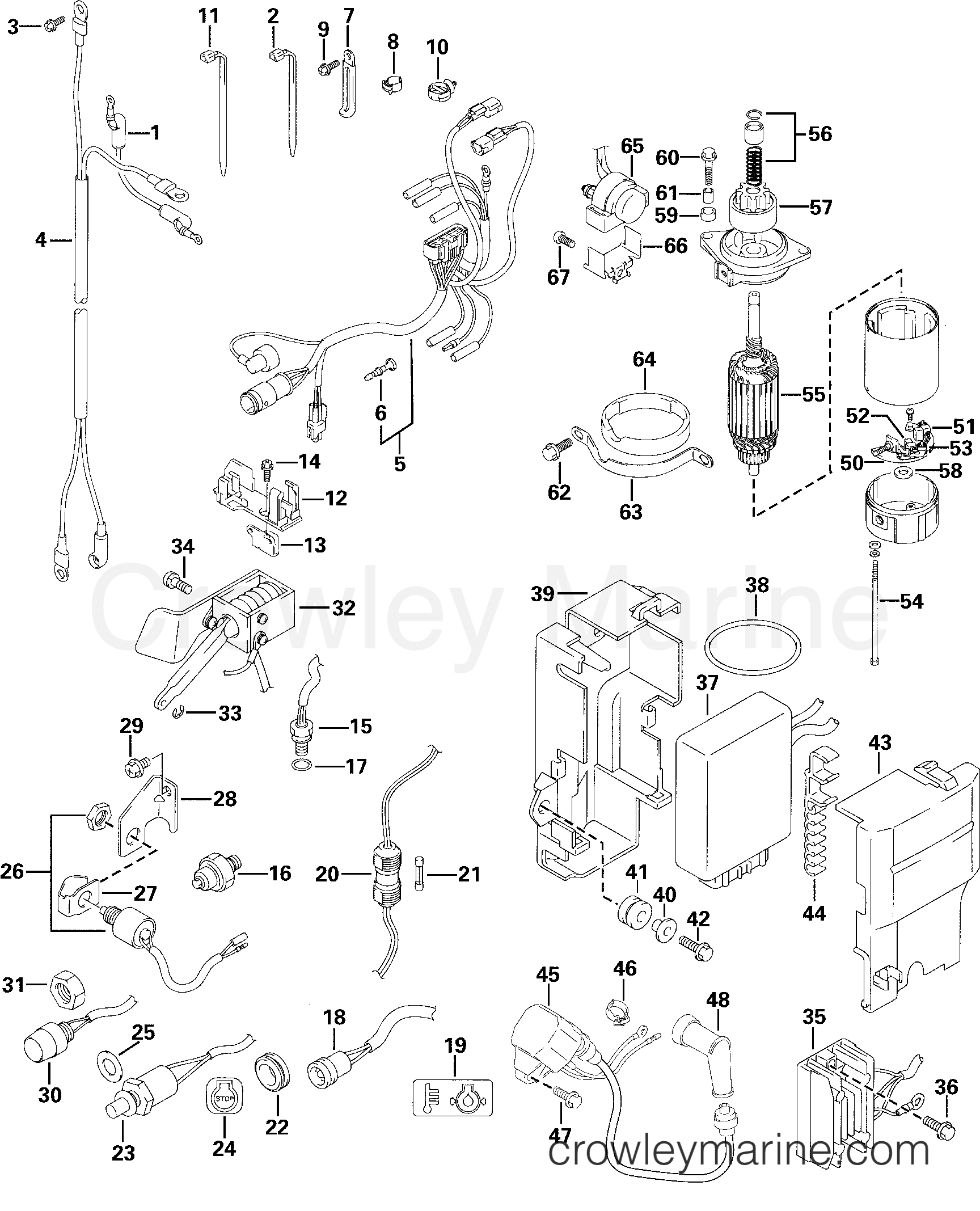 2000 Outboard 30 - E30EL4SSS - ELECTRICAL SYSTEM