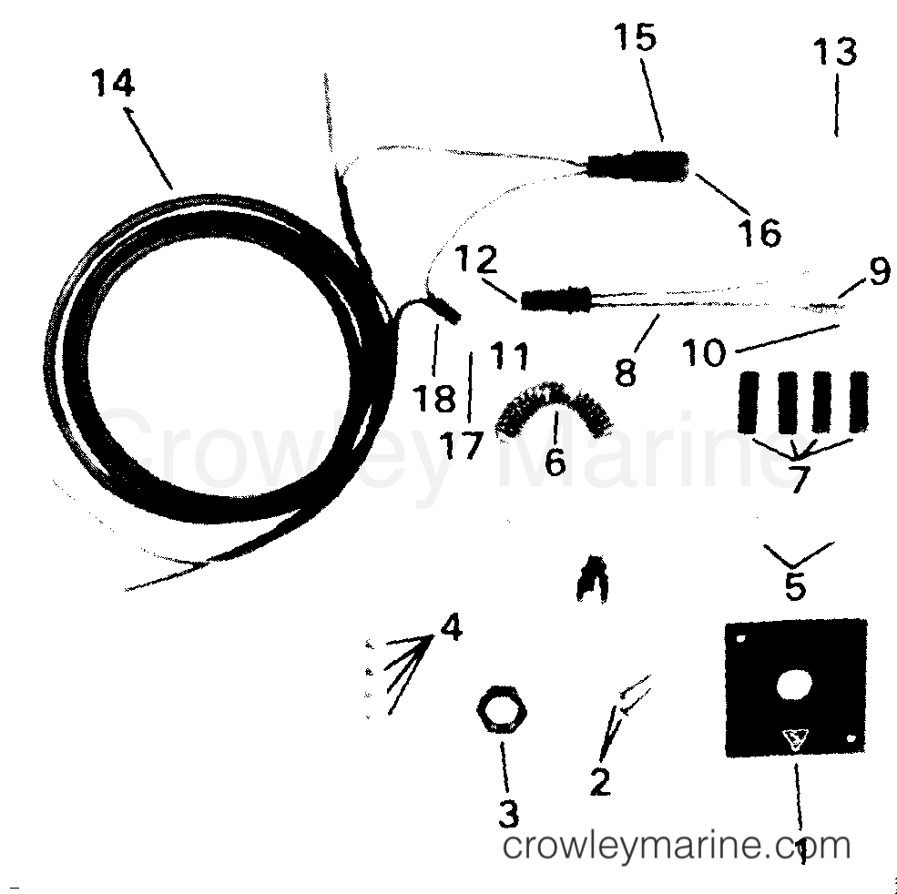 1992 Rigging Accessories - Electrical System - EMERGENCY IGNITION CUTOFF SWITCH - DUAL ENGINE