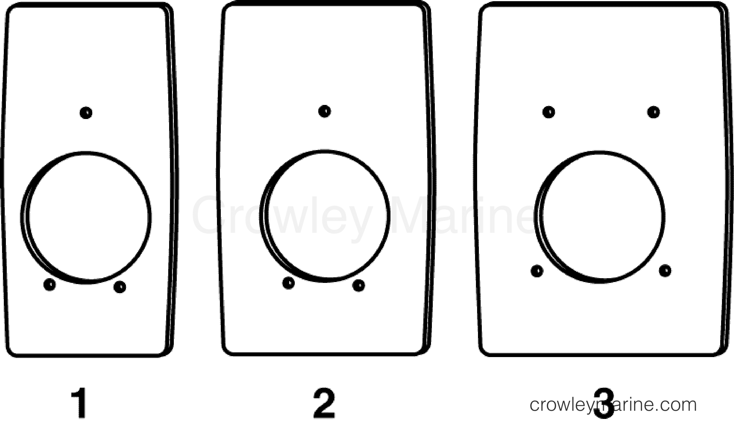 2005-2010 Rigging Accessories - Remote Controls - TRIM PLATES - ICON