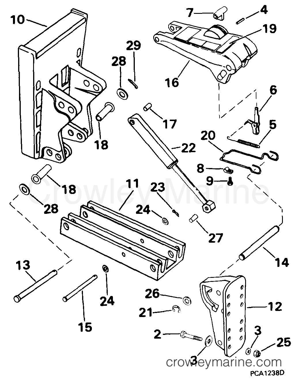 1999 Rigging Accessories - Miscellaneous - HANDLE KIT -- 40 THRU 50