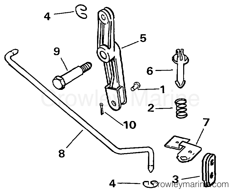 1997 Rigging Accessories - Remote Controls - REMOTE CONTROL ADAPTER KIT - 5, 6, 8 MODELS