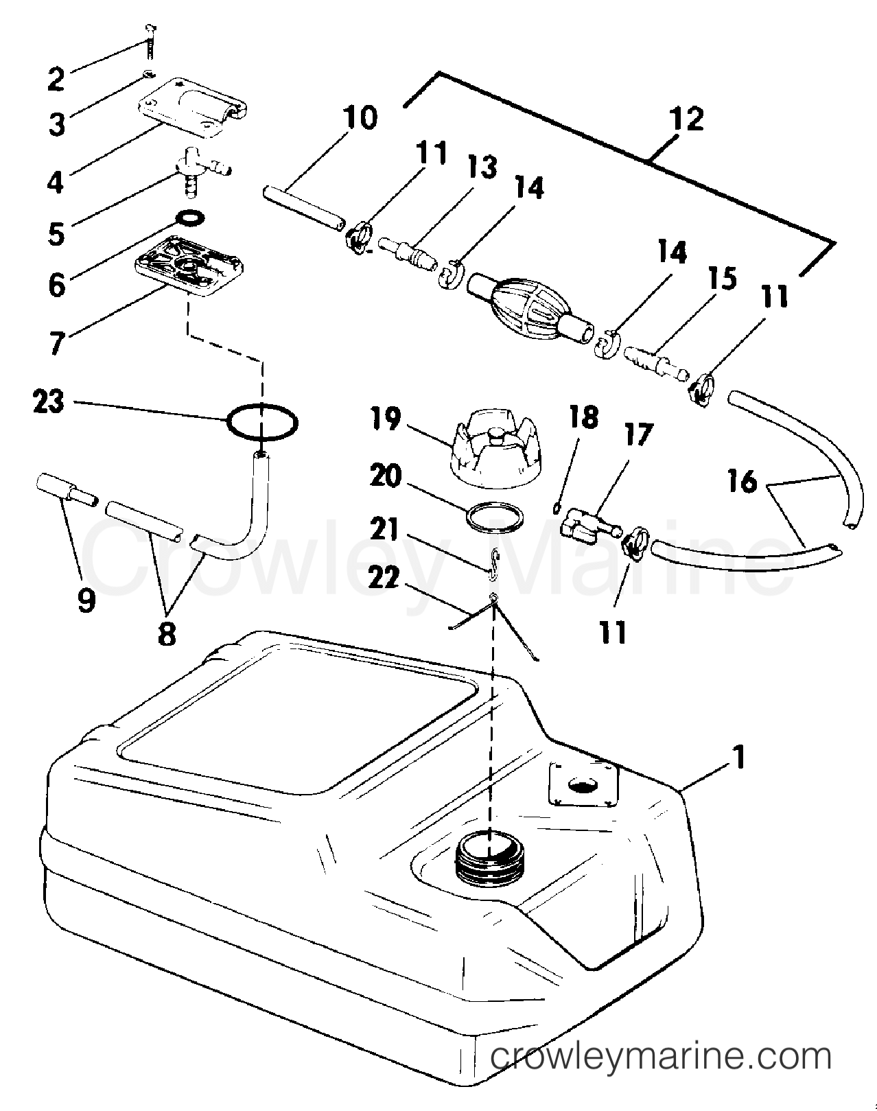 1988 Rigging Accessories - Fuel System - FUEL TANK