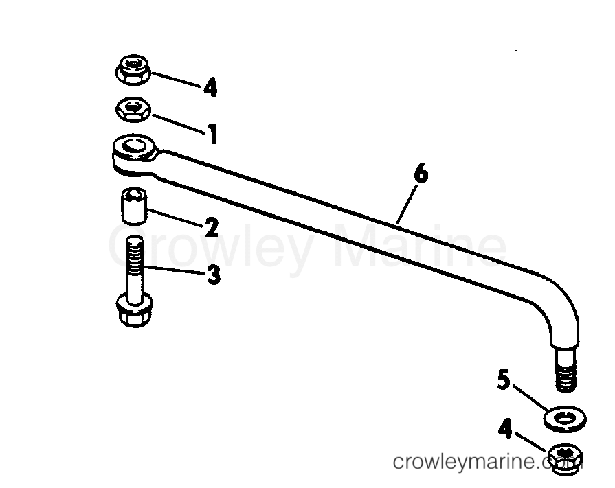 1982 Outboard 175 - E175TRLCNB - STEERING CONNECTOR KIT