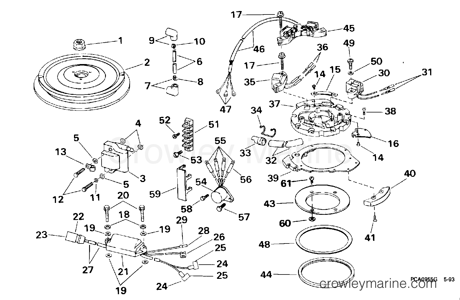 1994 Outboard 25 - J25TEERC - IGNITION