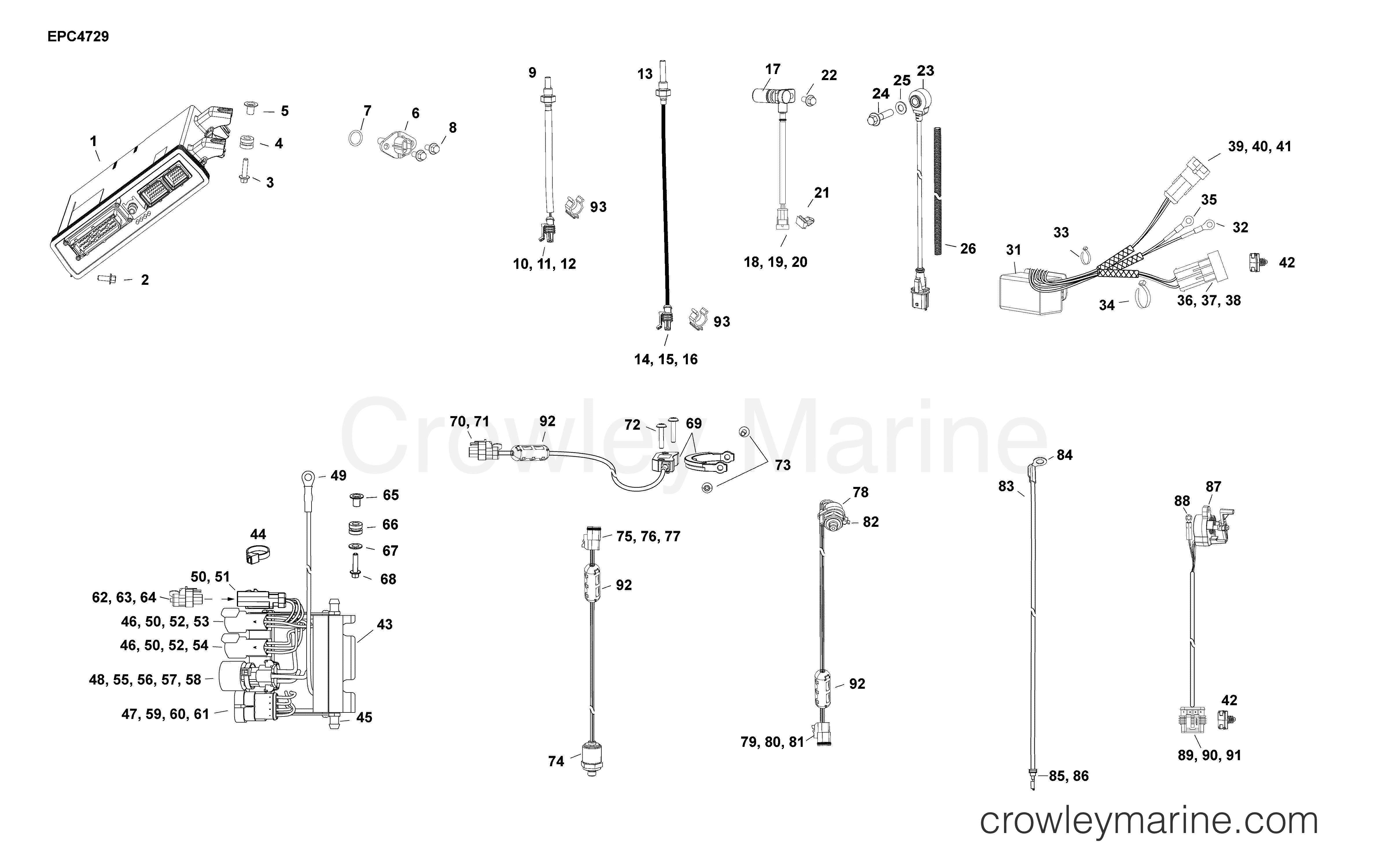 AA Outboard 150 - 2.7L - C150PLAAA - MODULES & SENSORS
