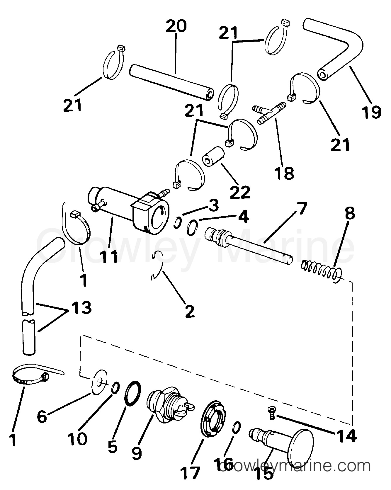 2001 Outboard 25 - SE25RDSIE - PRIMER SYSTEM