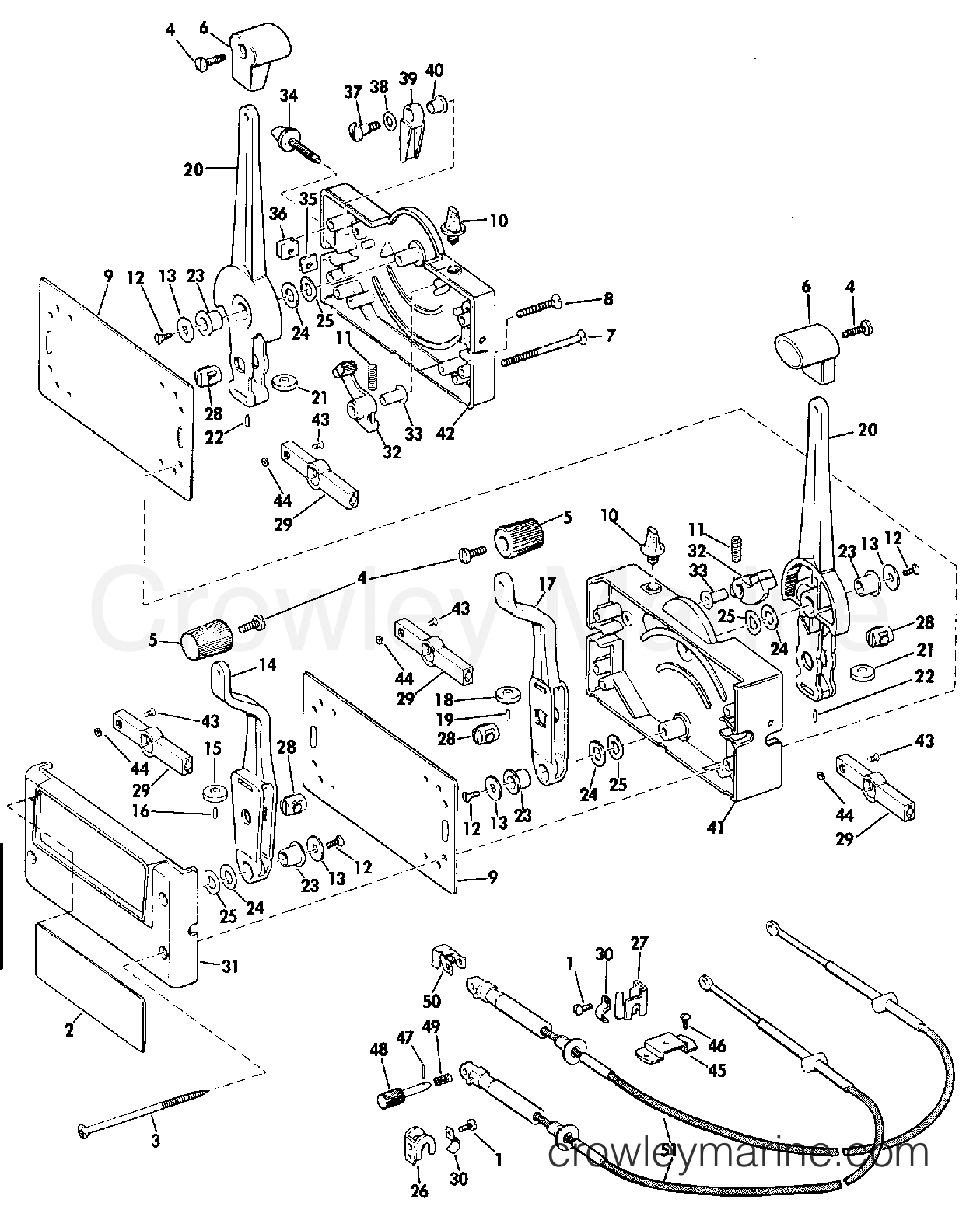 1979 Rigging Accessories - Remote Controls - REMOTE CTRL TWIN MOTOR